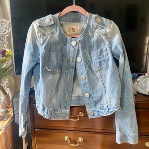 French Connection Cropped Jean Jacket 4